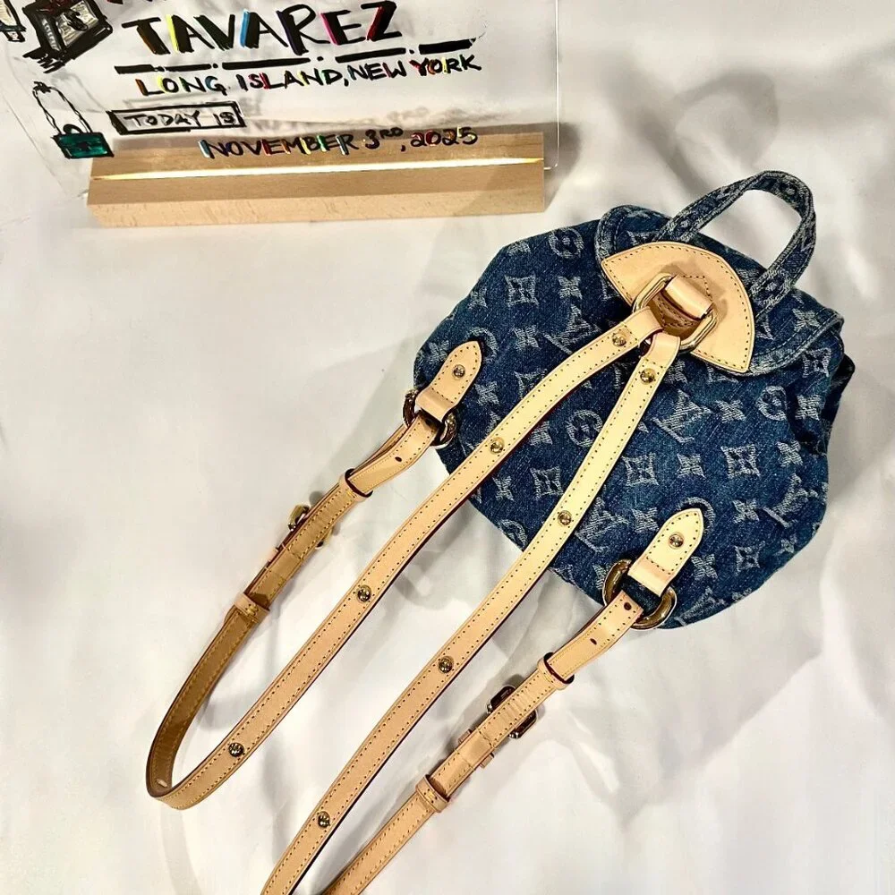 Louis Vuitton Venice Backpack - Monogram Denim Blue (NWT + Dust bag) - Picture 7 of 15